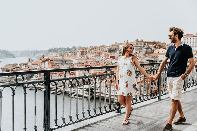 couple sur un pont